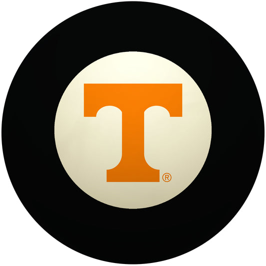 Buy Official Tennessee-Volunteers-Pool-8-Ball Regulation Pool Table 8-Ball - Premium College Billiard Replacement Ball Front View