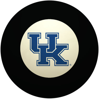 Buy Official Kentucky-Wildcats-Pool-8-Ball Regulation Pool Table 8-Ball - Premium College Billiard Replacement Ball Front View
