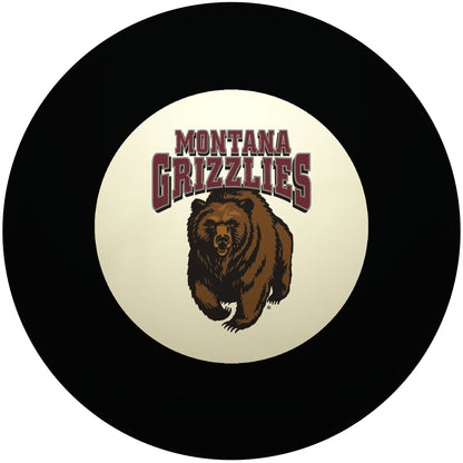 Buy Official Montana-Grizzlies-Pool-8-Ball Regulation Pool Table 8-Ball - Premium College Billiard Replacement Ball Front View