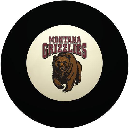 Buy Official Montana-Grizzlies-Pool-8-Ball Regulation Pool Table 8-Ball - Premium College Billiard Replacement Ball Front View