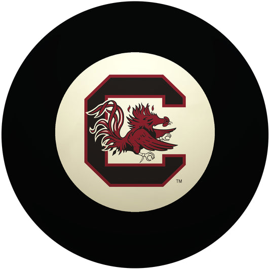 Buy Official South-Carolina-Gamecocks-Pool-8-Ball Regulation Pool Table 8-Ball - Premium College Billiard Replacement Ball Front View