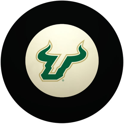 Buy Official South-Florida-Bulls-Pool-8-Ball Regulation Pool Table 8-Ball - Premium College Billiard Replacement Ball Front View
