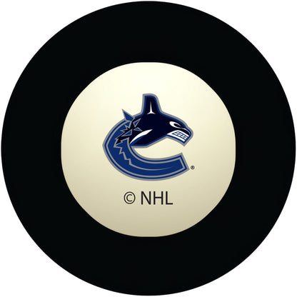 Vancouver Canucks NHL regulation pool table 8-ball with team logo