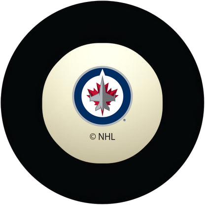 Winnipeg Jets NHL regulation pool table 8-ball with team logo