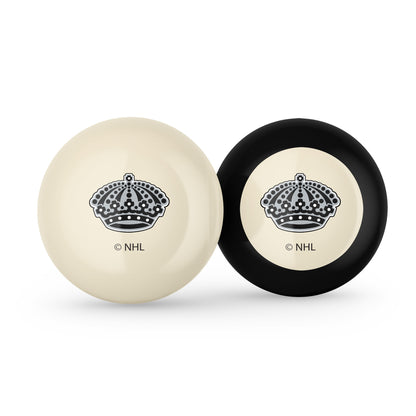 Los Angeles Kings NHL cue ball and 8-ball combo set with team logos