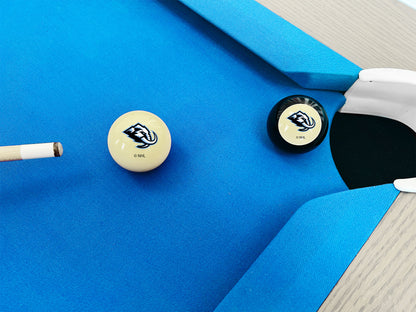 Utah Mammoth NHL cue ball and 8-ball combo set - lifestyle photo