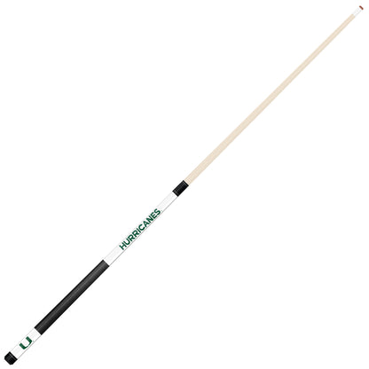 miami hurricanes pool cue