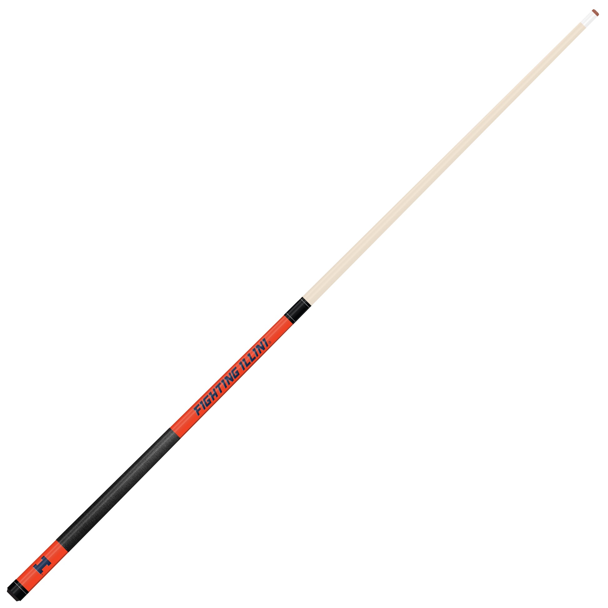 illinois fighting illini pool cue