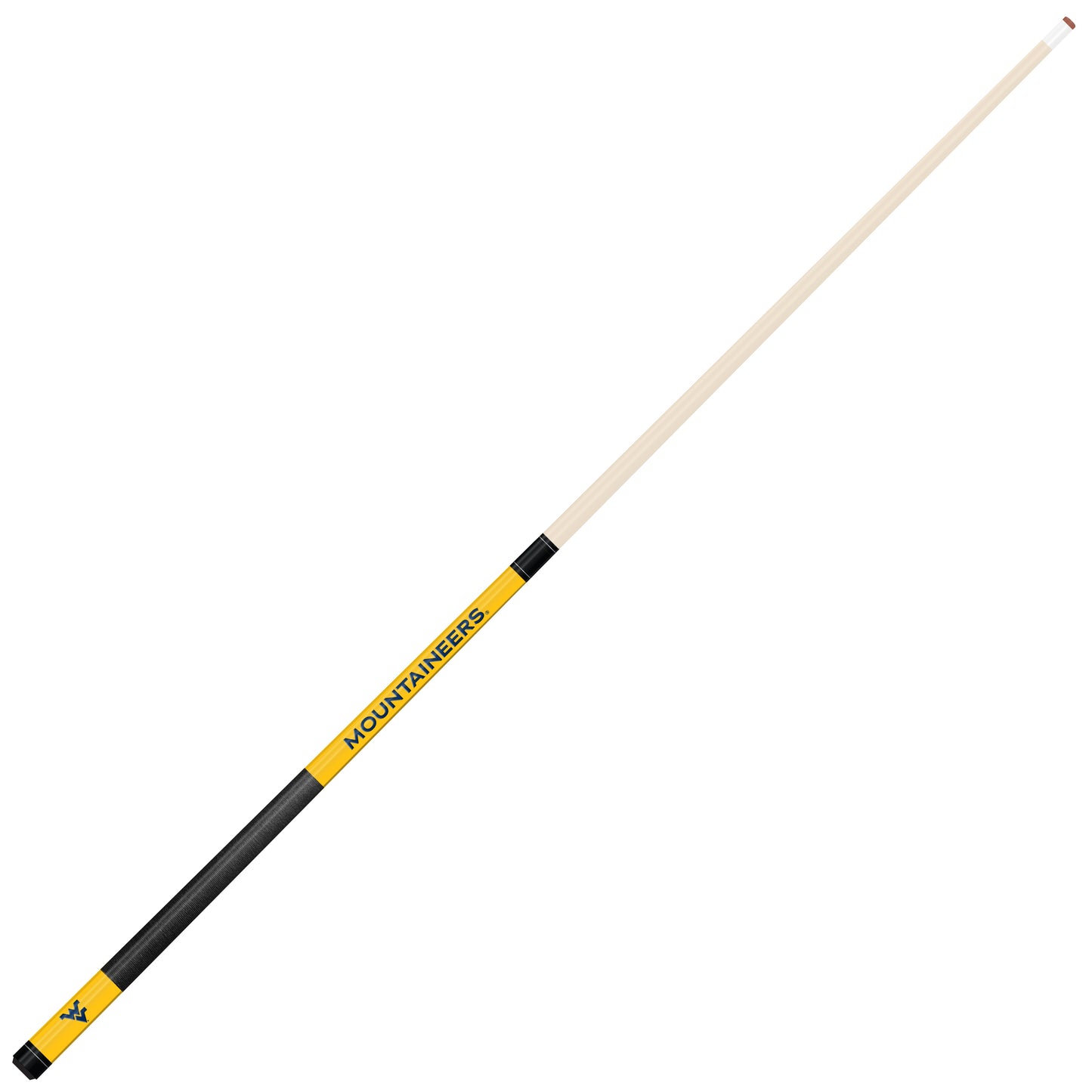west virginia mountaineers pool cue