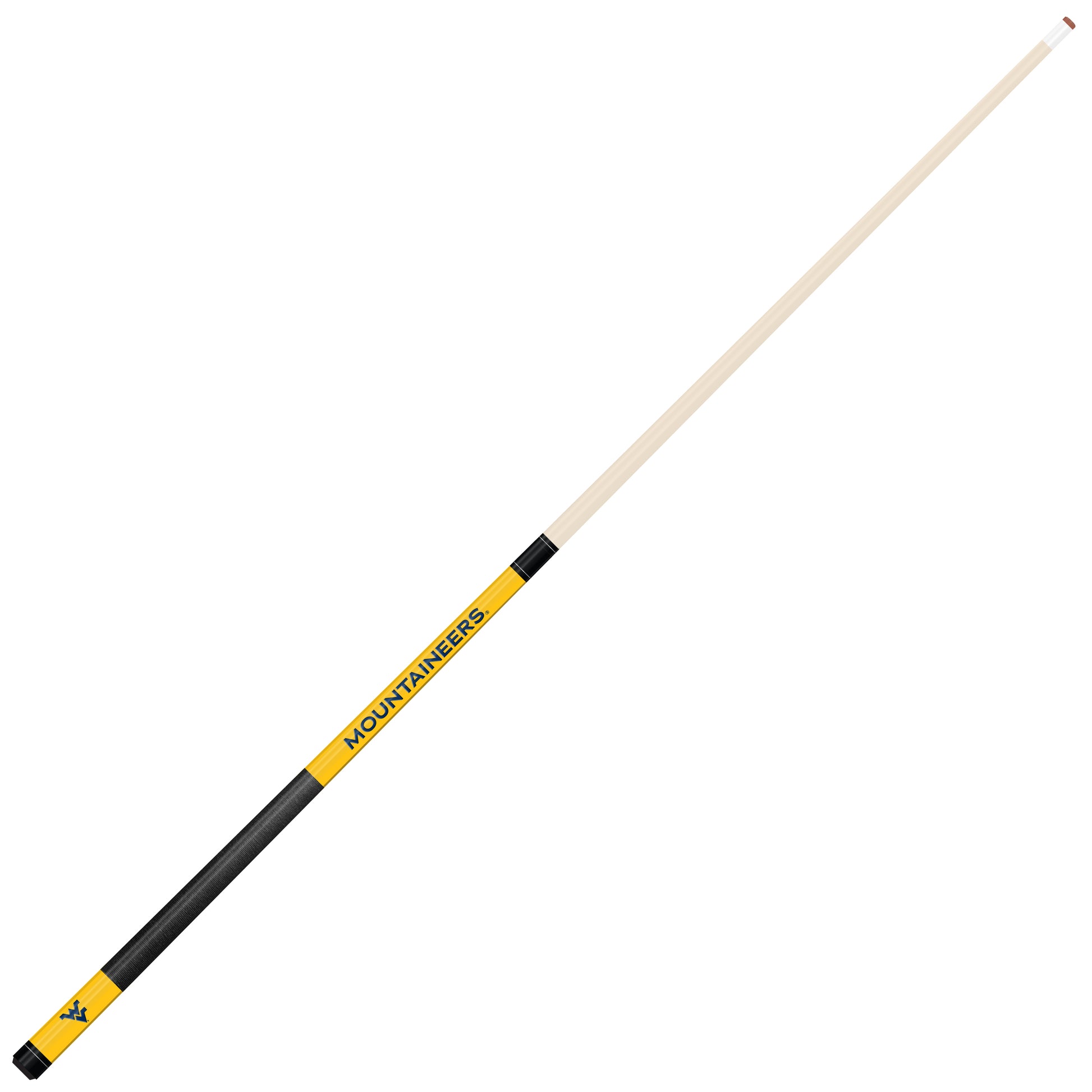 west virginia mountaineers pool cue