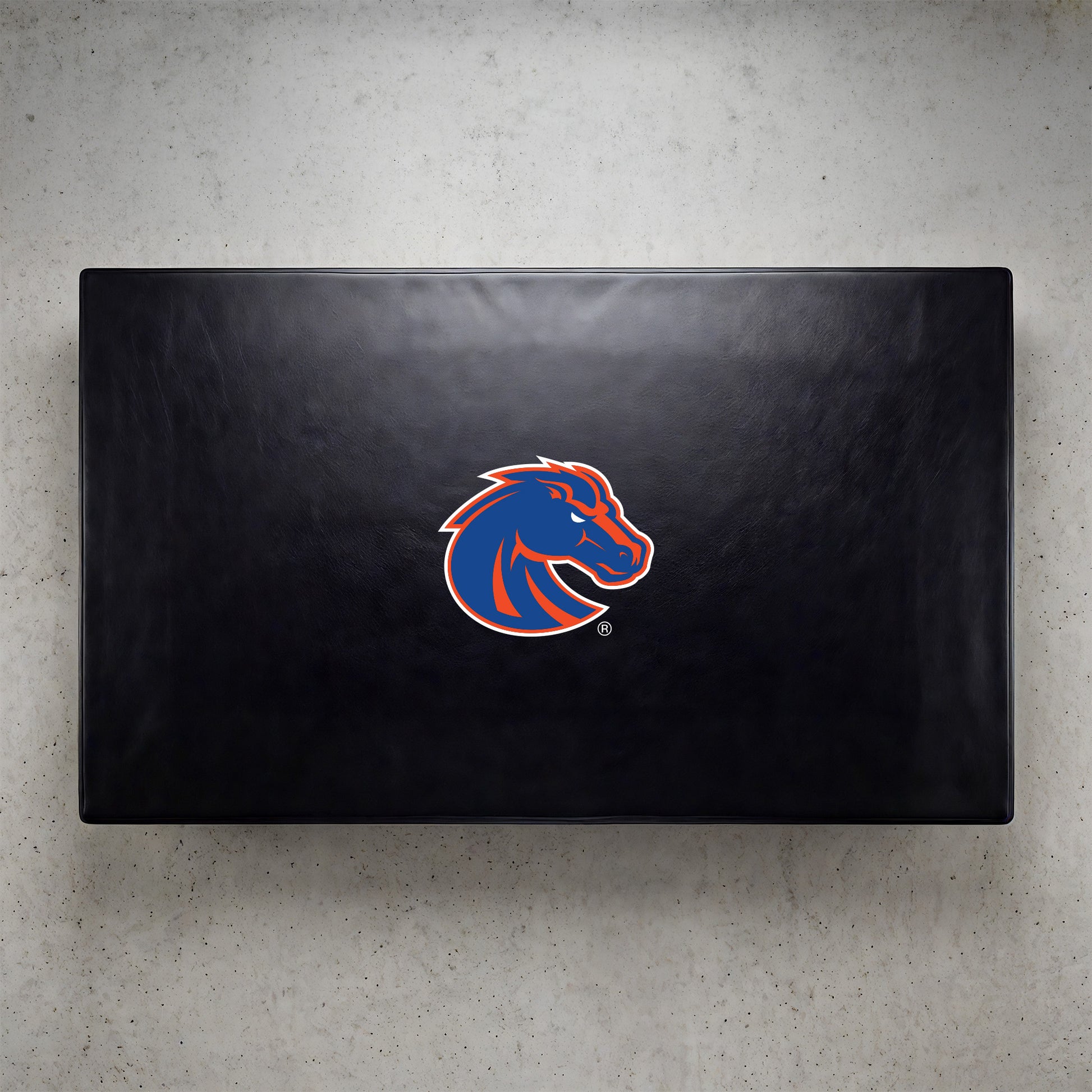 Boise State Broncos Custom Billiards Table Cover Lifestyle