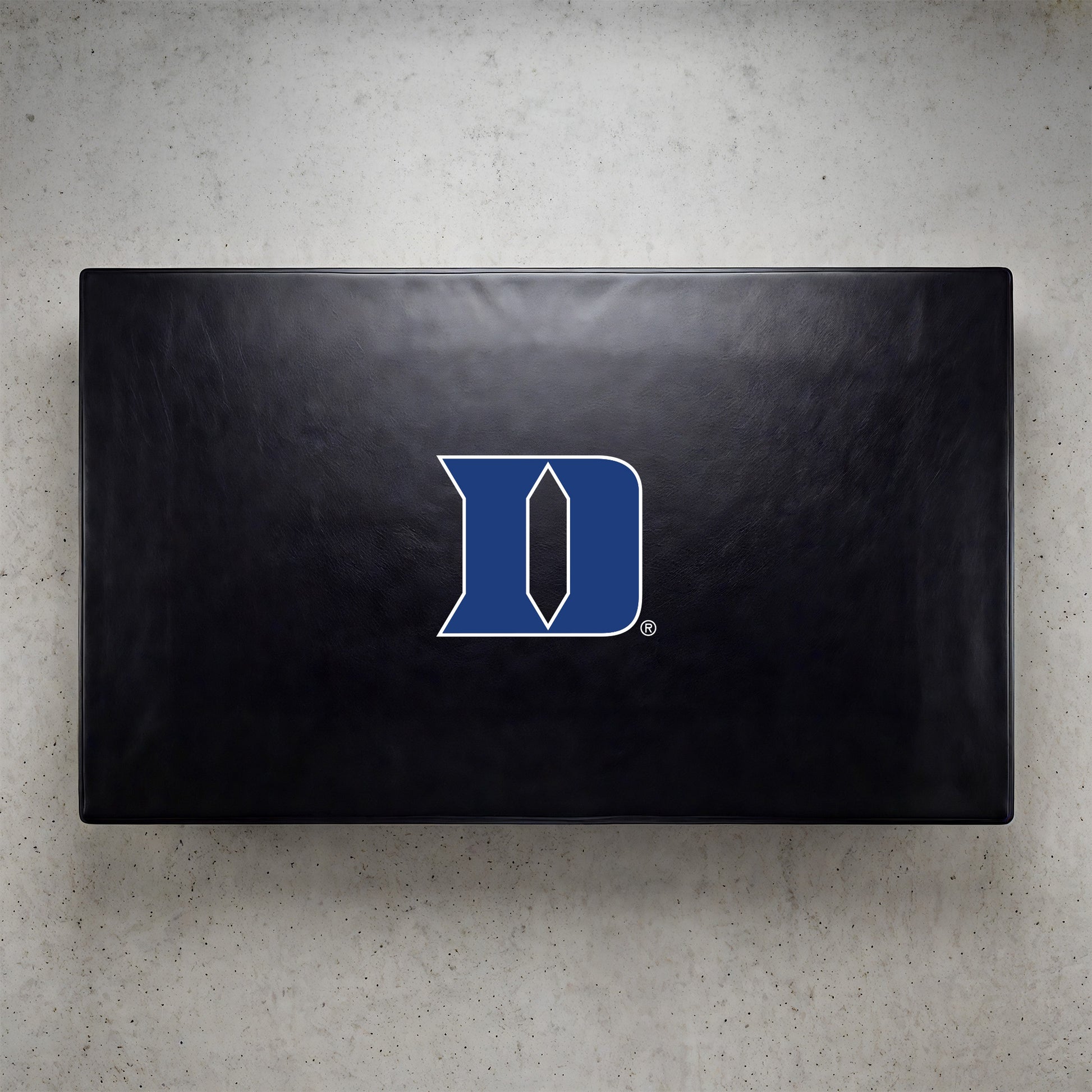 Duke Blue Devils Custom Billiards Table Cover Lifestyle