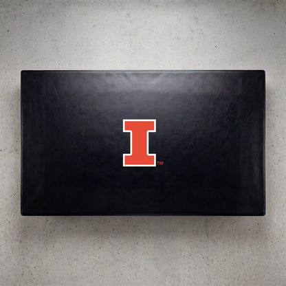 Illinois Fighting Illini Custom Billiards Table Cover Lifestyle