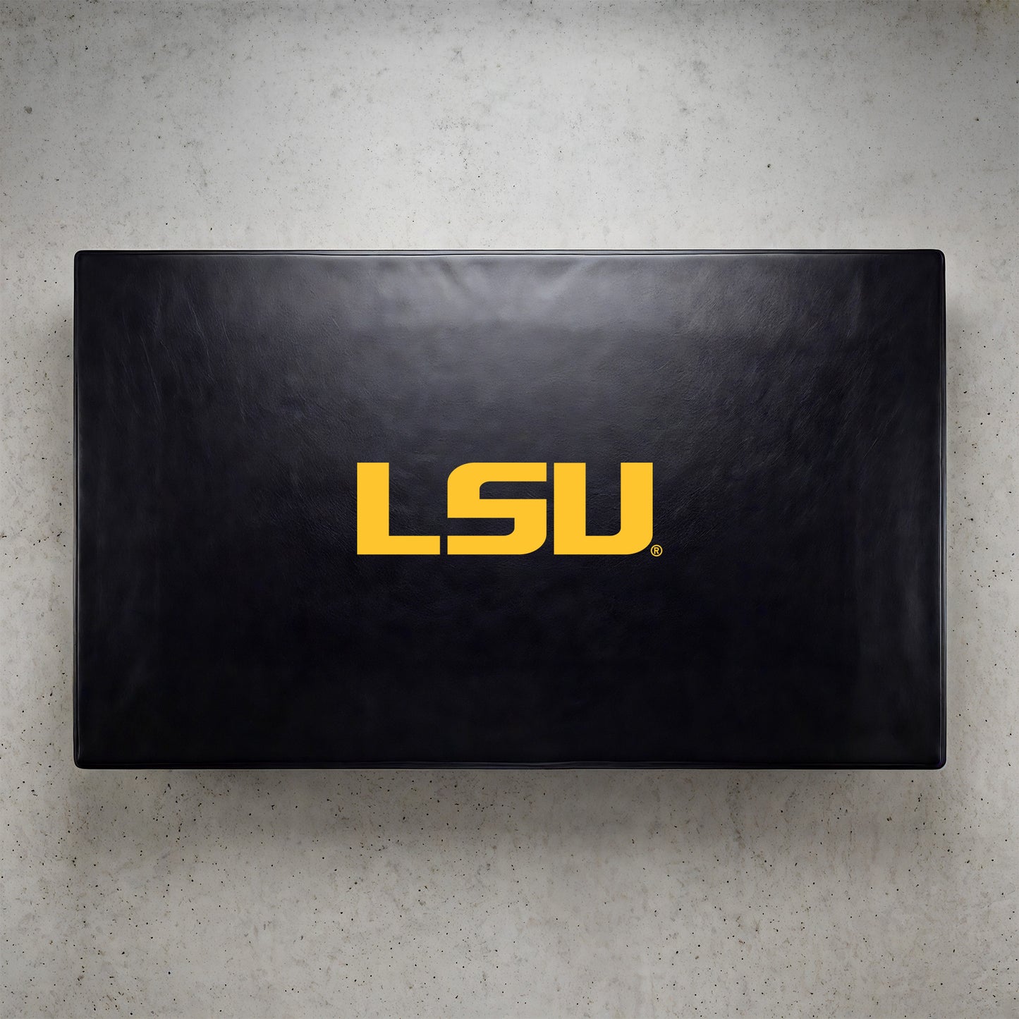 LSU Tigers Custom Billiards Table Cover Lifestyle