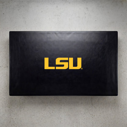 LSU Tigers Custom Billiards Table Cover Lifestyle