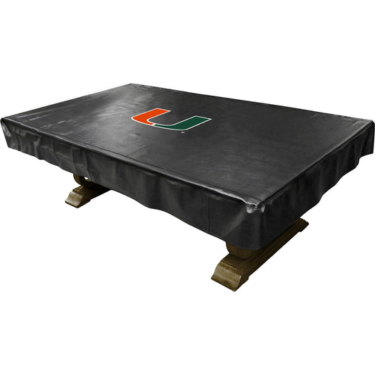Miami Hurricanes Custom Pool Table Cover