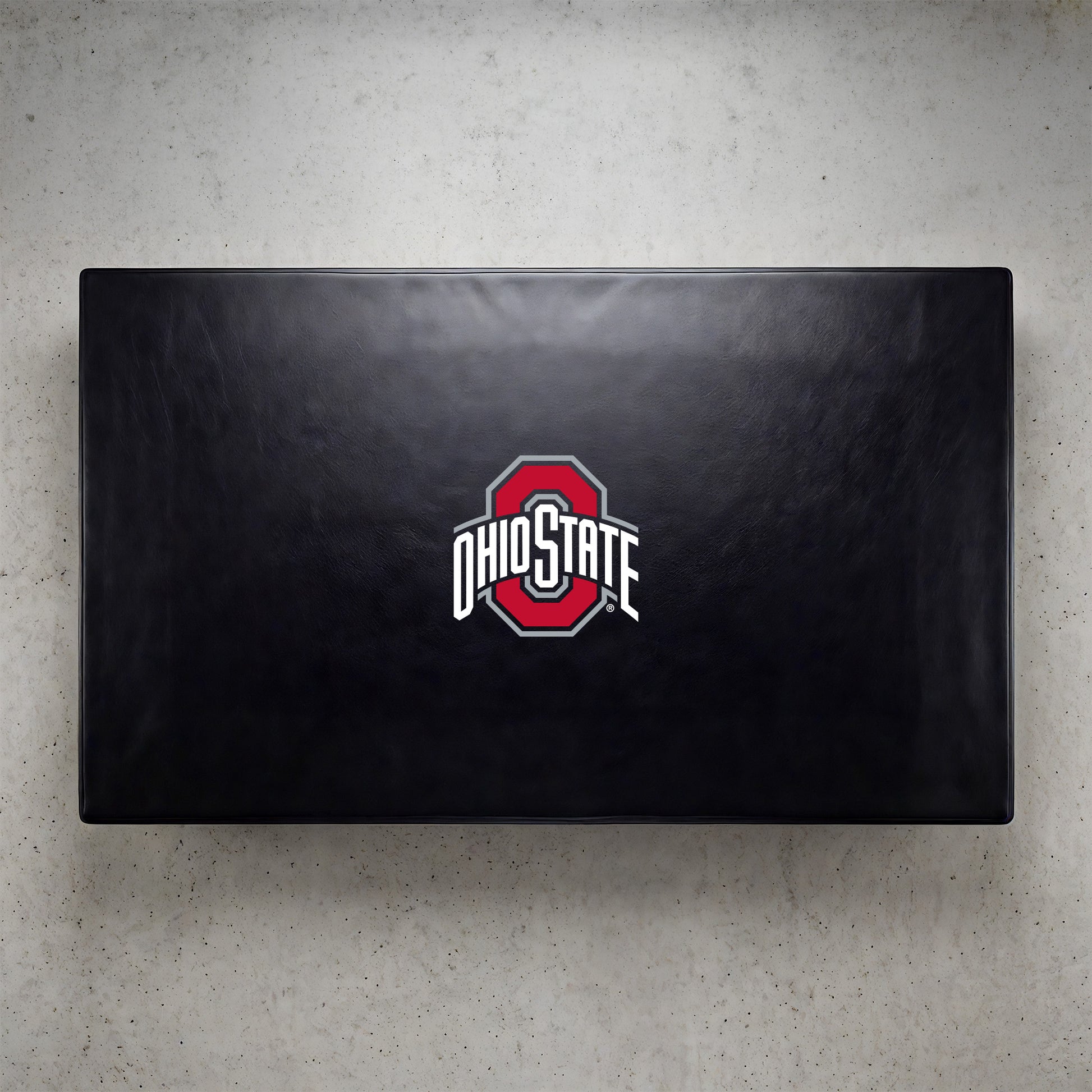 Ohio State Buckeyes Custom Billiards Table Cover Lifestyle