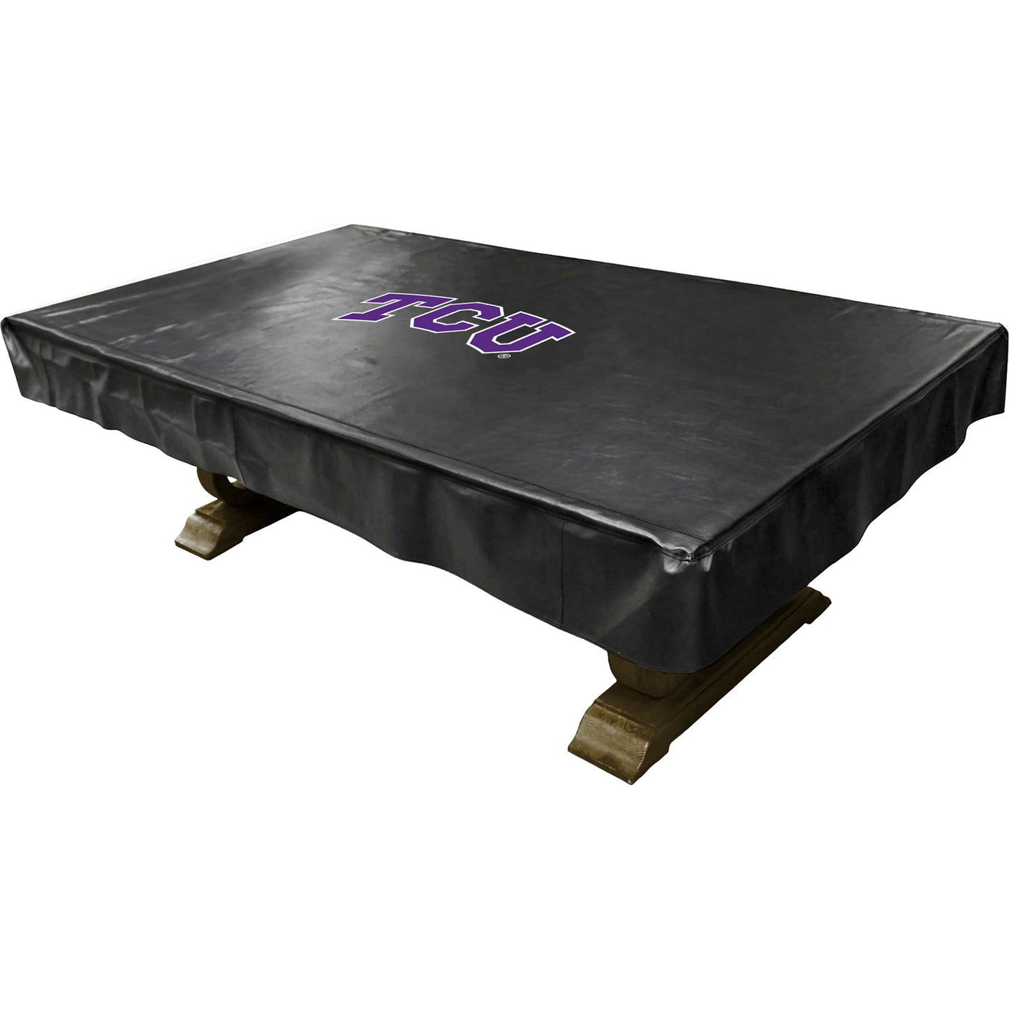 TCU Horned Frogs Custom Pool Table Cover