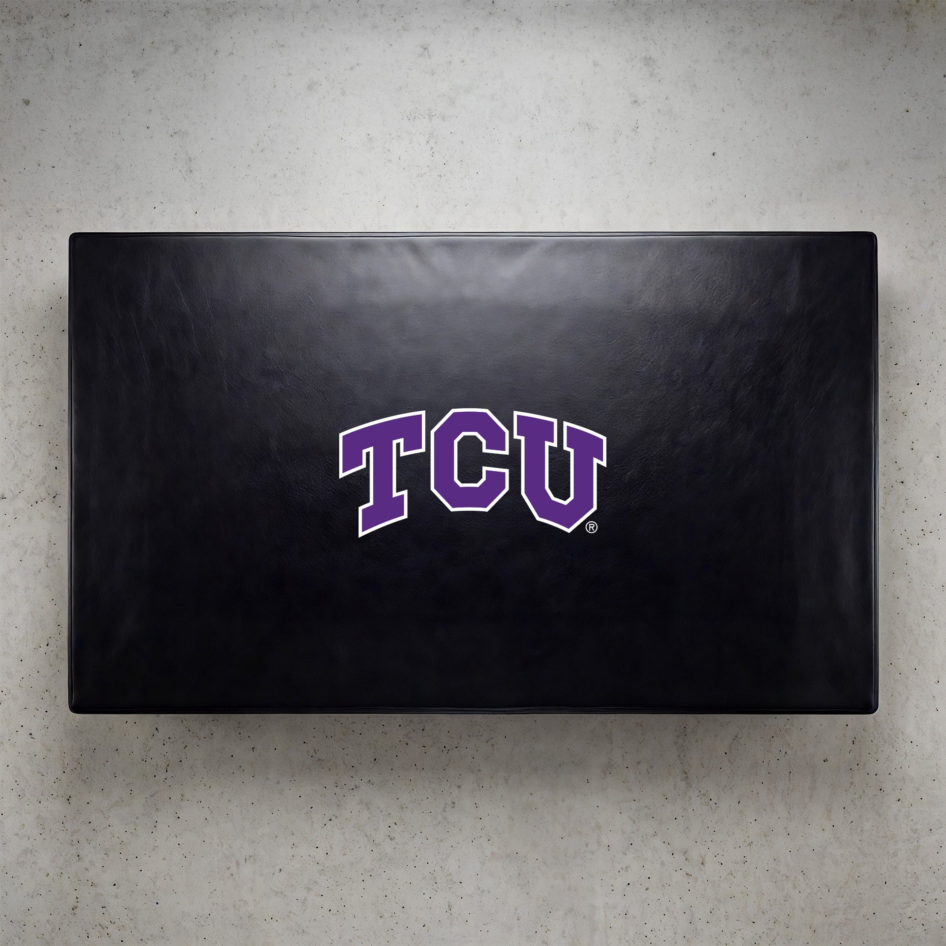 TCU Horned Frogs Custom Billiards Table Cover Lifestyle