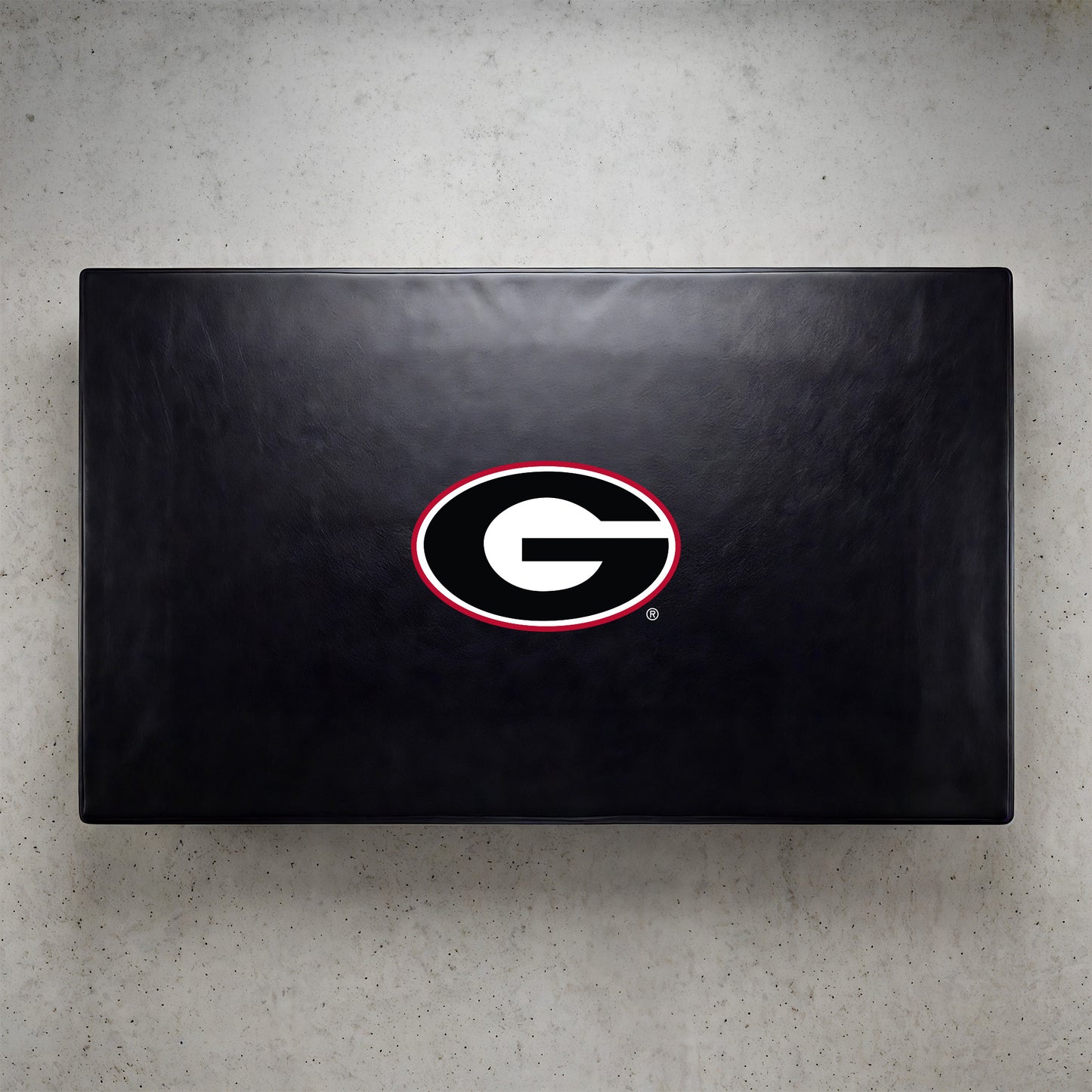 Georgia Bulldogs Custom Billiards Table Cover Lifestyle