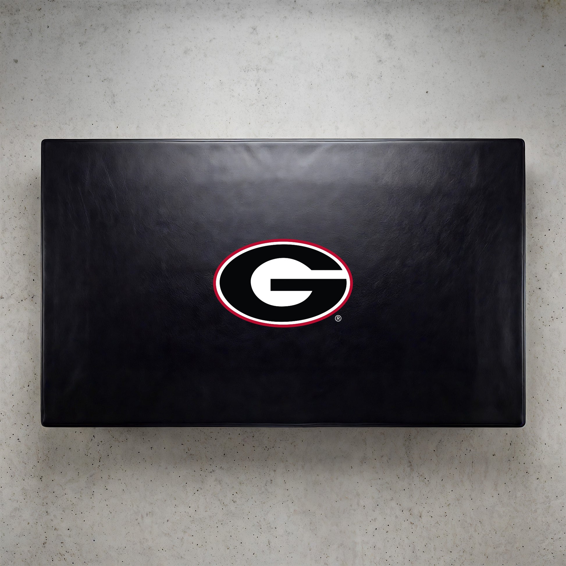 Georgia Bulldogs Custom Billiards Table Cover Lifestyle
