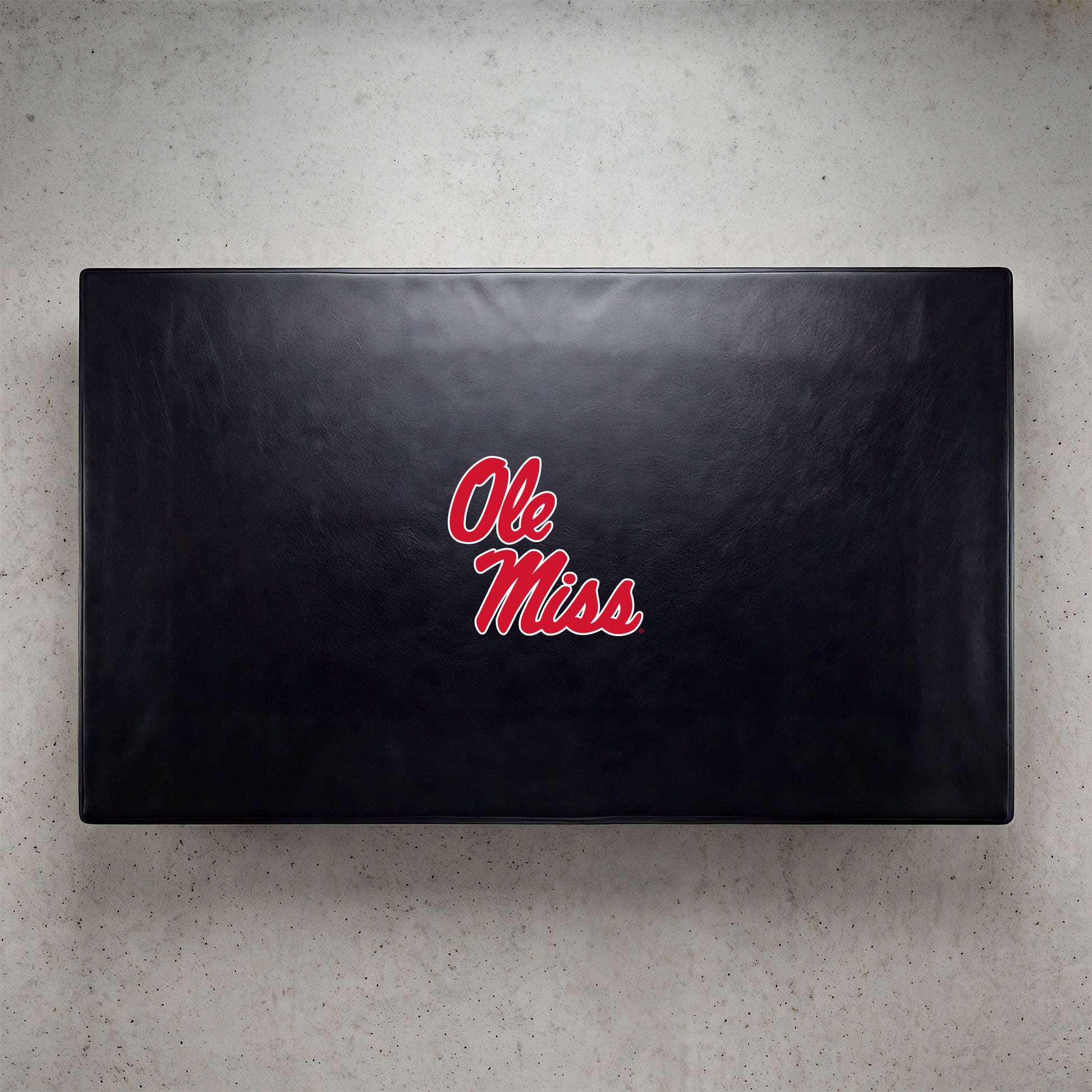 Mississippi Rebels Custom Billiards Table Cover Lifestyle