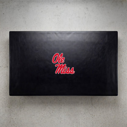 Mississippi Rebels Custom Billiards Table Cover Lifestyle