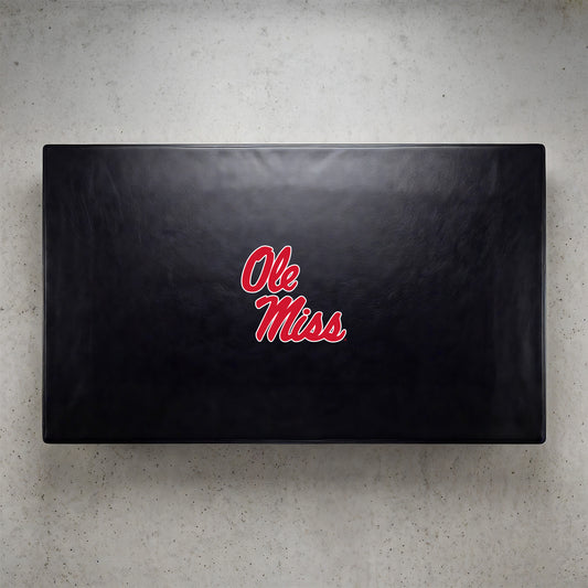 Mississippi Rebels Custom Billiards Table Cover Lifestyle