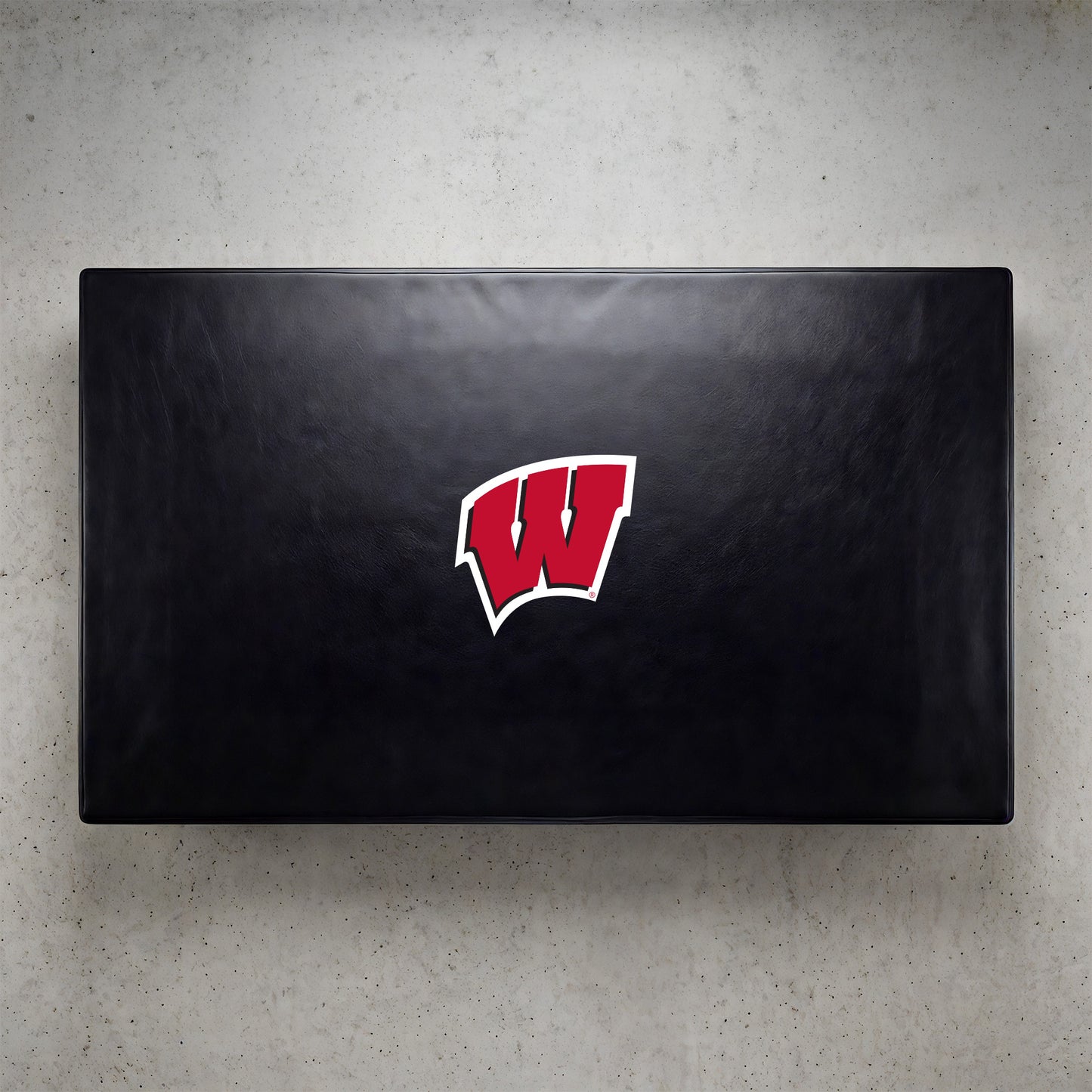 Wisconsin Badgers Custom Billiards Table Cover Lifestyle