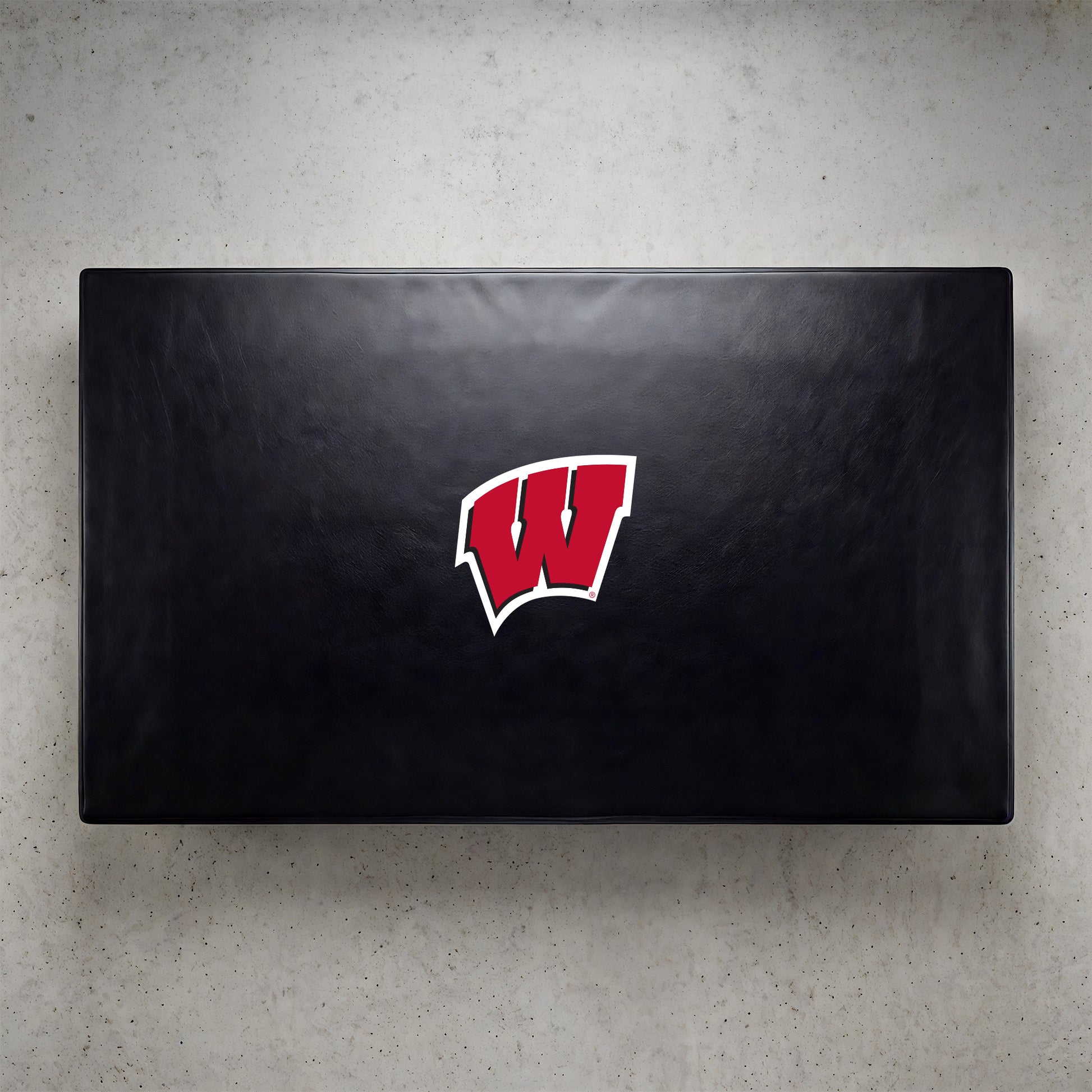 Wisconsin Badgers Custom Billiards Table Cover Lifestyle