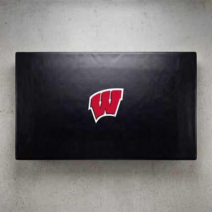 Wisconsin Badgers Custom Billiards Table Cover Lifestyle