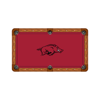 Arkansas Razorbacks Custom Pool Table Replacement Felt
