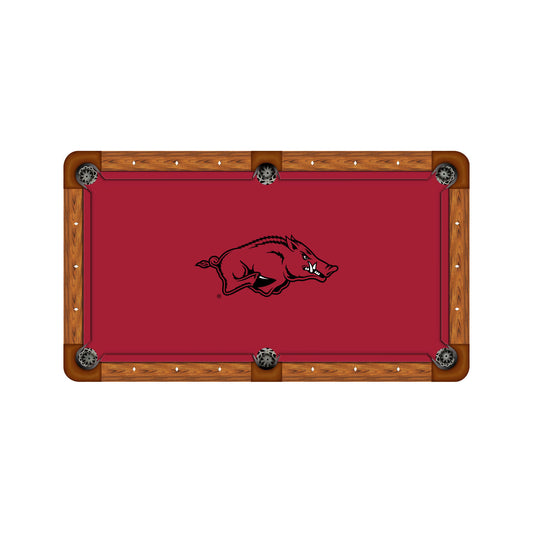 Arkansas Razorbacks Custom Pool Table Replacement Felt