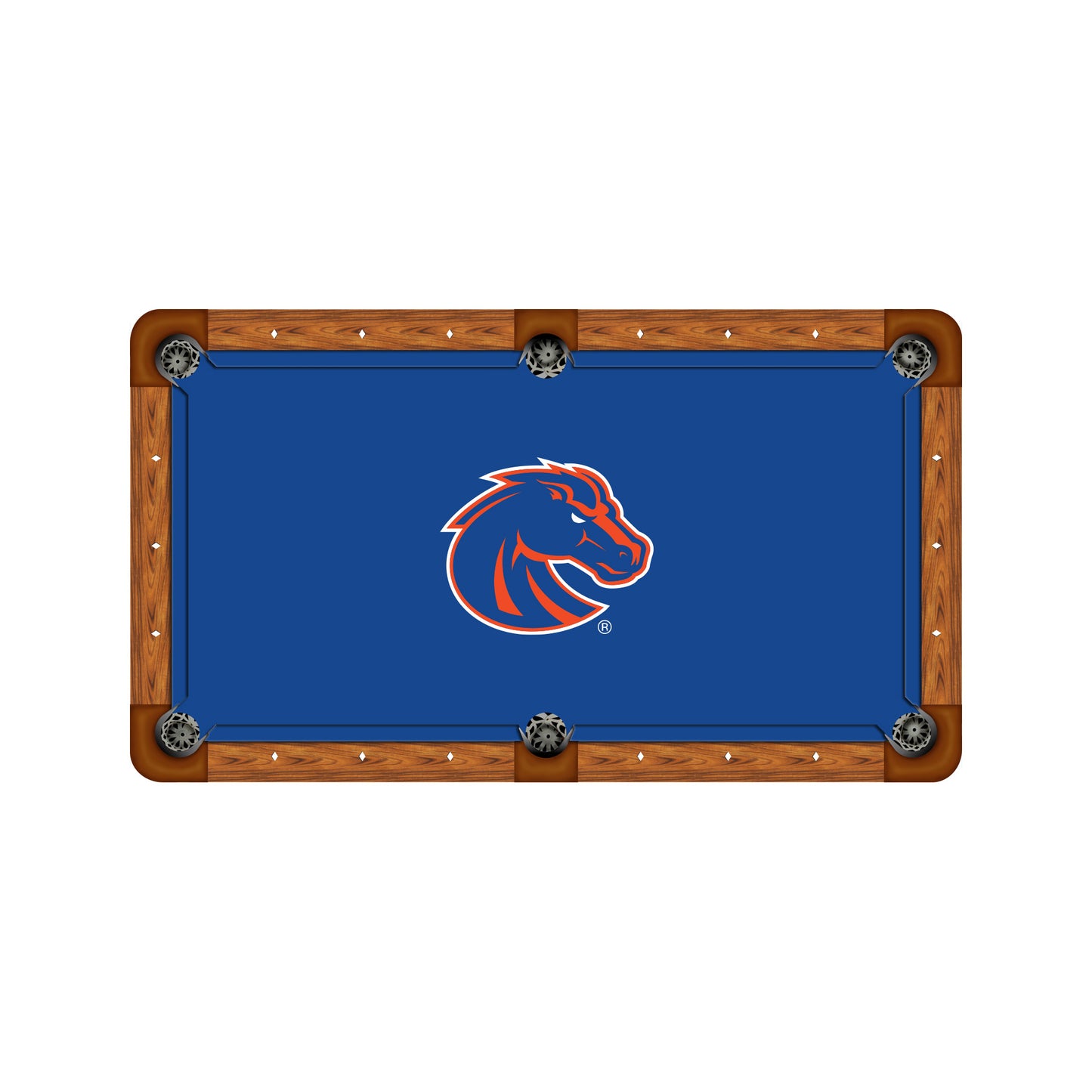 Boise State Broncos Custom Pool Table Replacement Felt