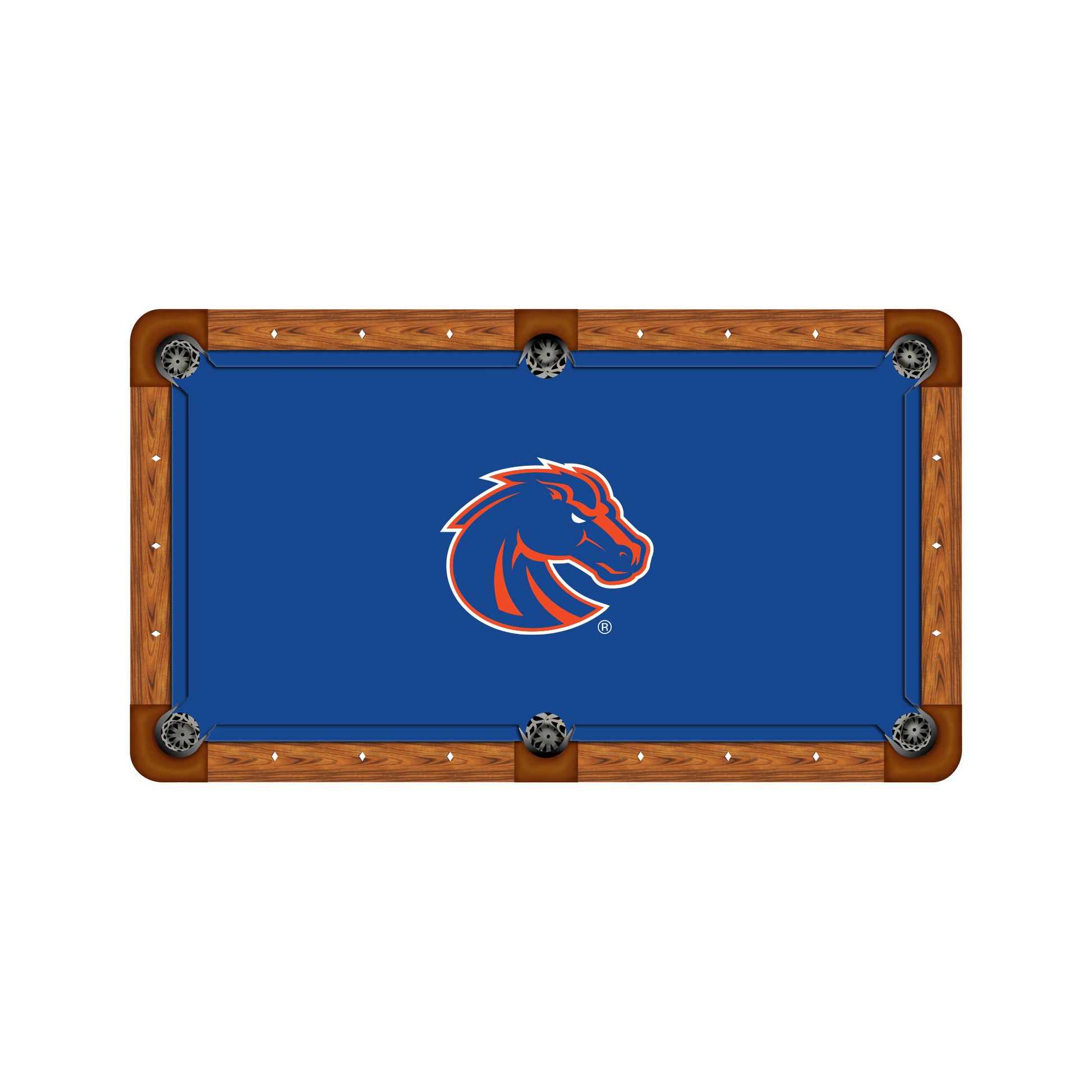 Boise State Broncos Custom Pool Table Replacement Felt