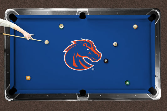 Boise State Broncos Custom Pool Table Replacement Felt Lifestyle