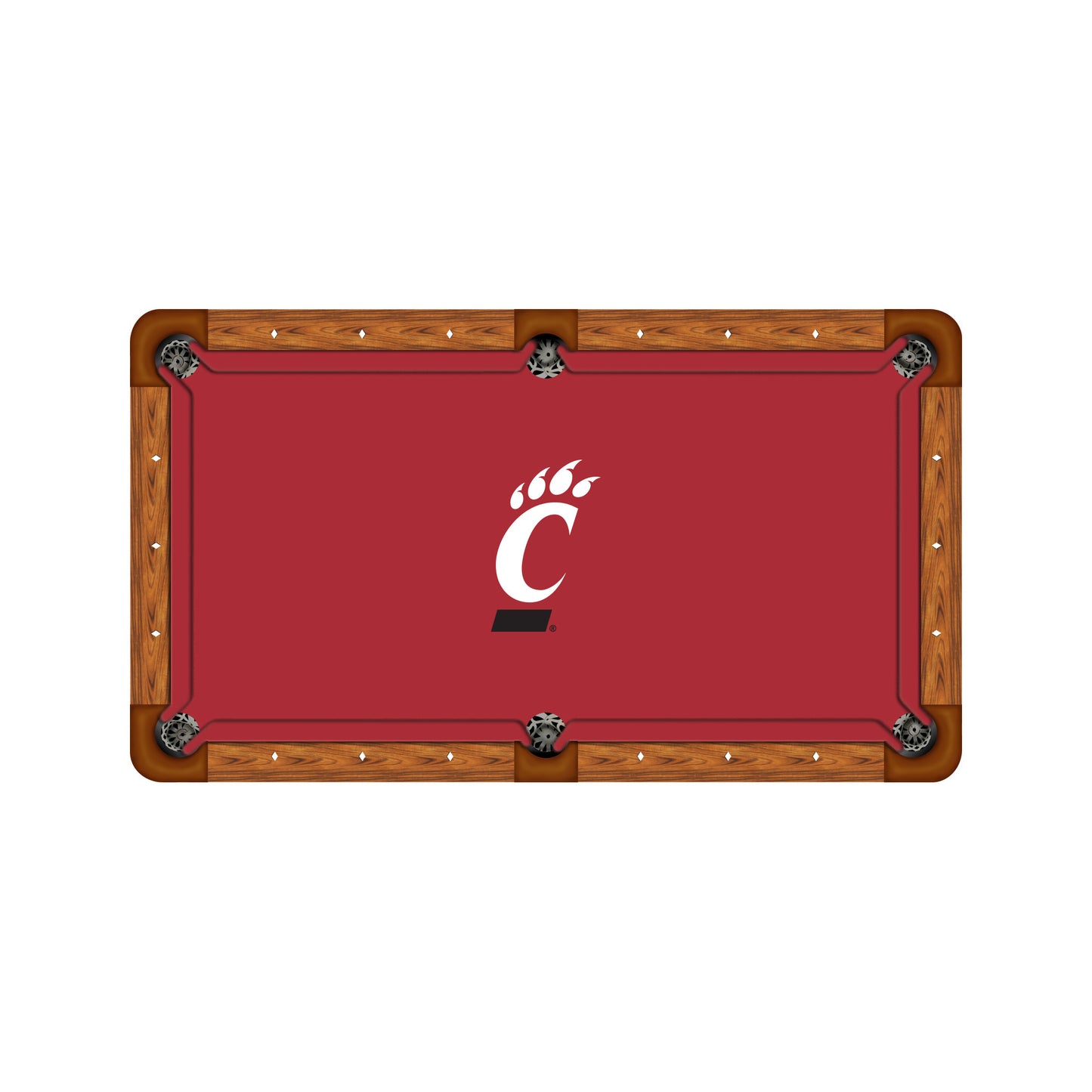 Cincinnati Bearcats Custom Pool Table Replacement Felt