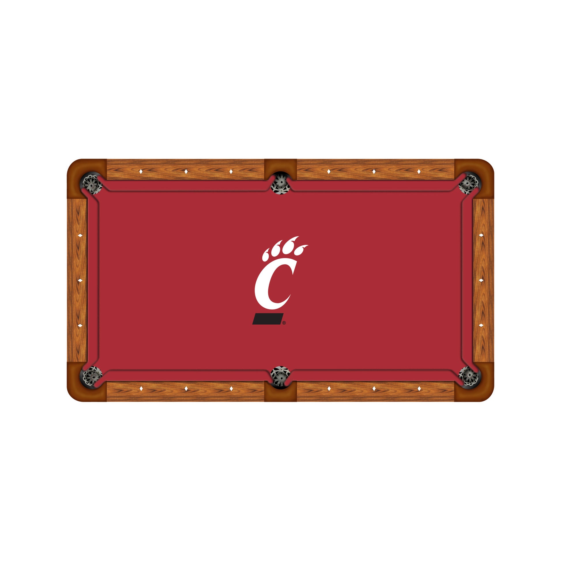 Cincinnati Bearcats Custom Pool Table Replacement Felt