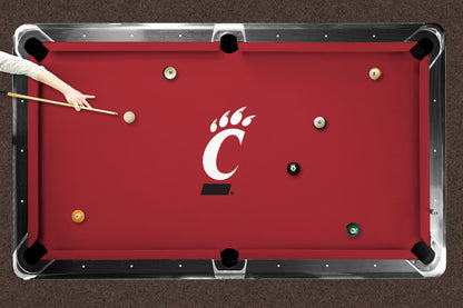 Cincinnati Bearcats Custom Pool Table Replacement Felt Lifestyle