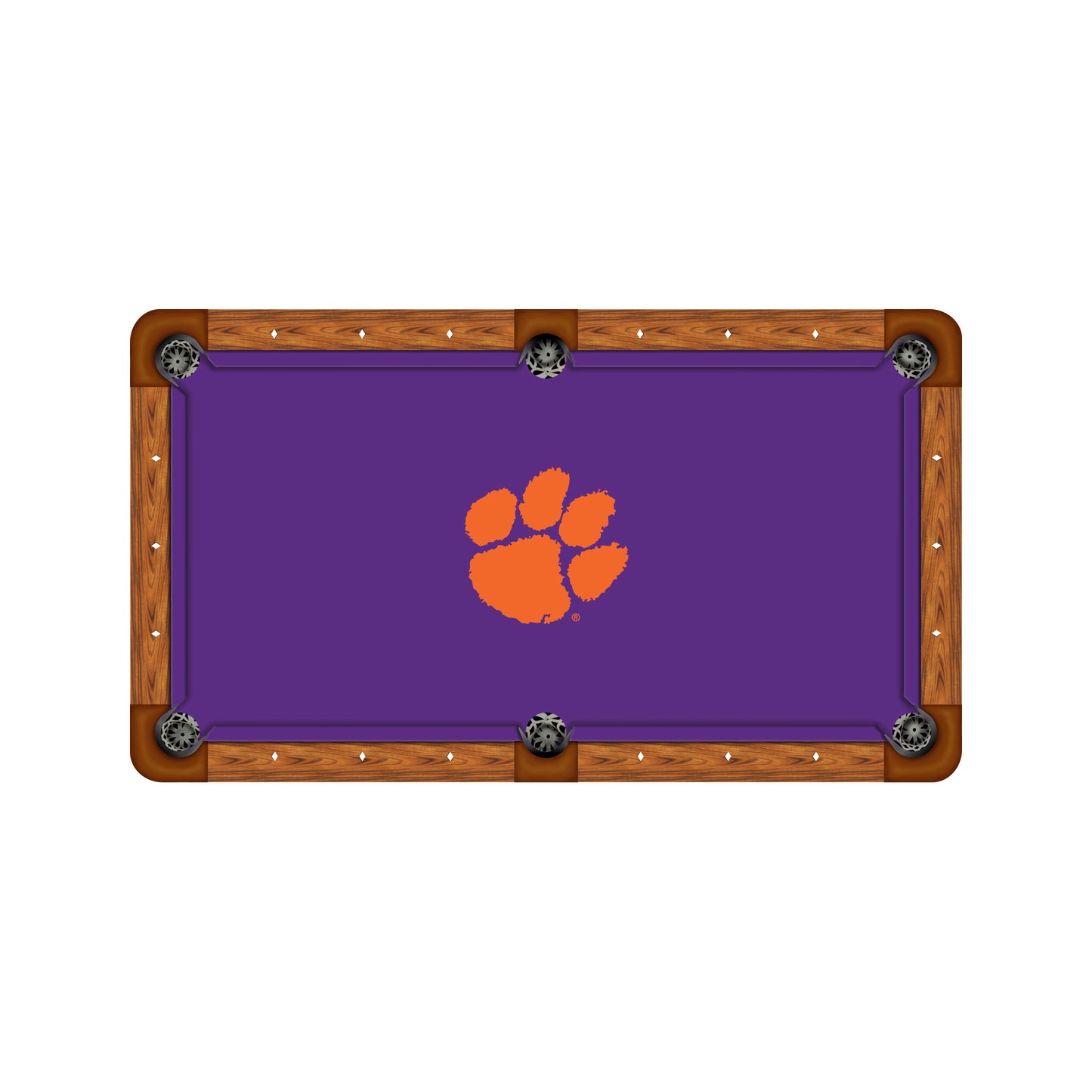 Clemson Tigers Custom Pool Table Replacement Felt