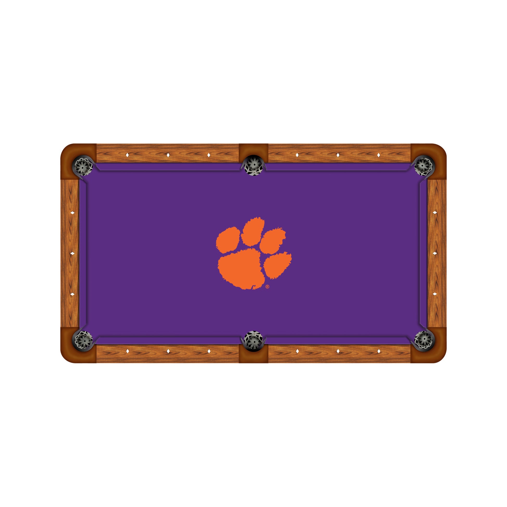 Clemson Tigers Custom Pool Table Replacement Felt