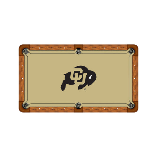 Colorado Buffaloes Custom Pool Table Replacement Felt