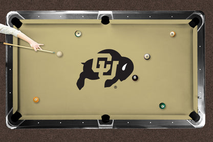 Colorado Buffaloes Custom Pool Table Replacement Felt Lifestyle