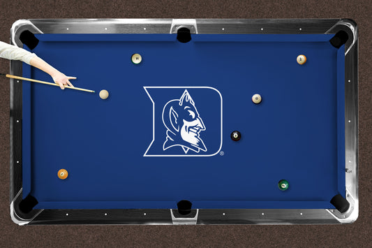 Duke Blue Devils Custom Pool Table Replacement Felt Lifestyle