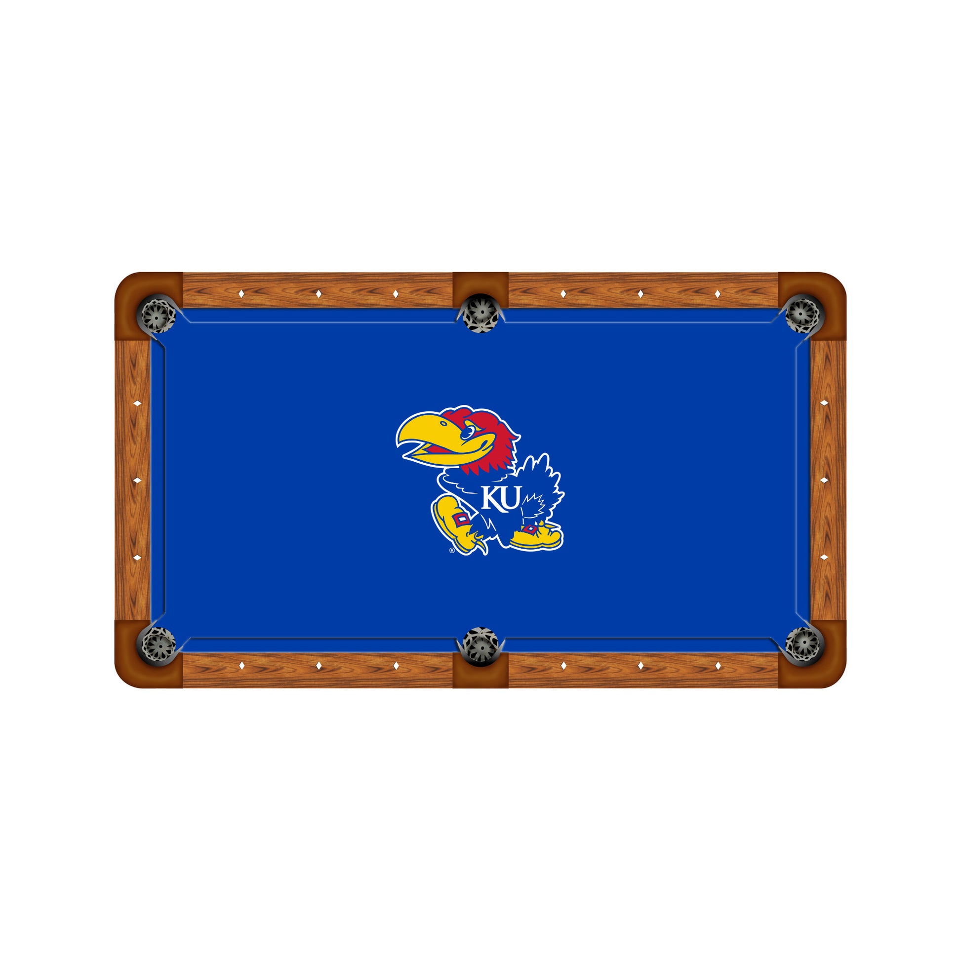 Kansas Jayhawks Custom Pool Table Replacement Felt