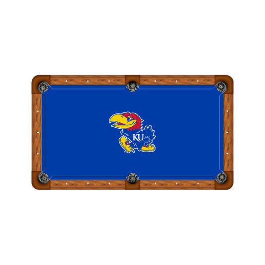 Kansas Jayhawks Custom Pool Table Replacement Felt