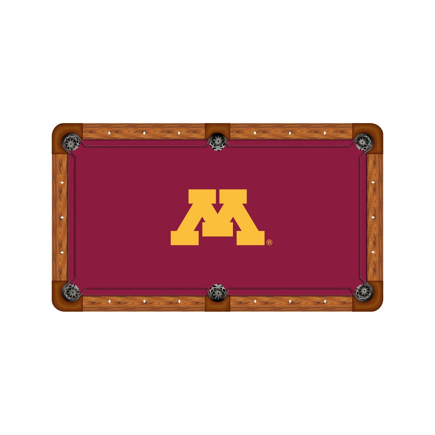 Minnesota Golden Gophers Custom Pool Table Replacement Felt