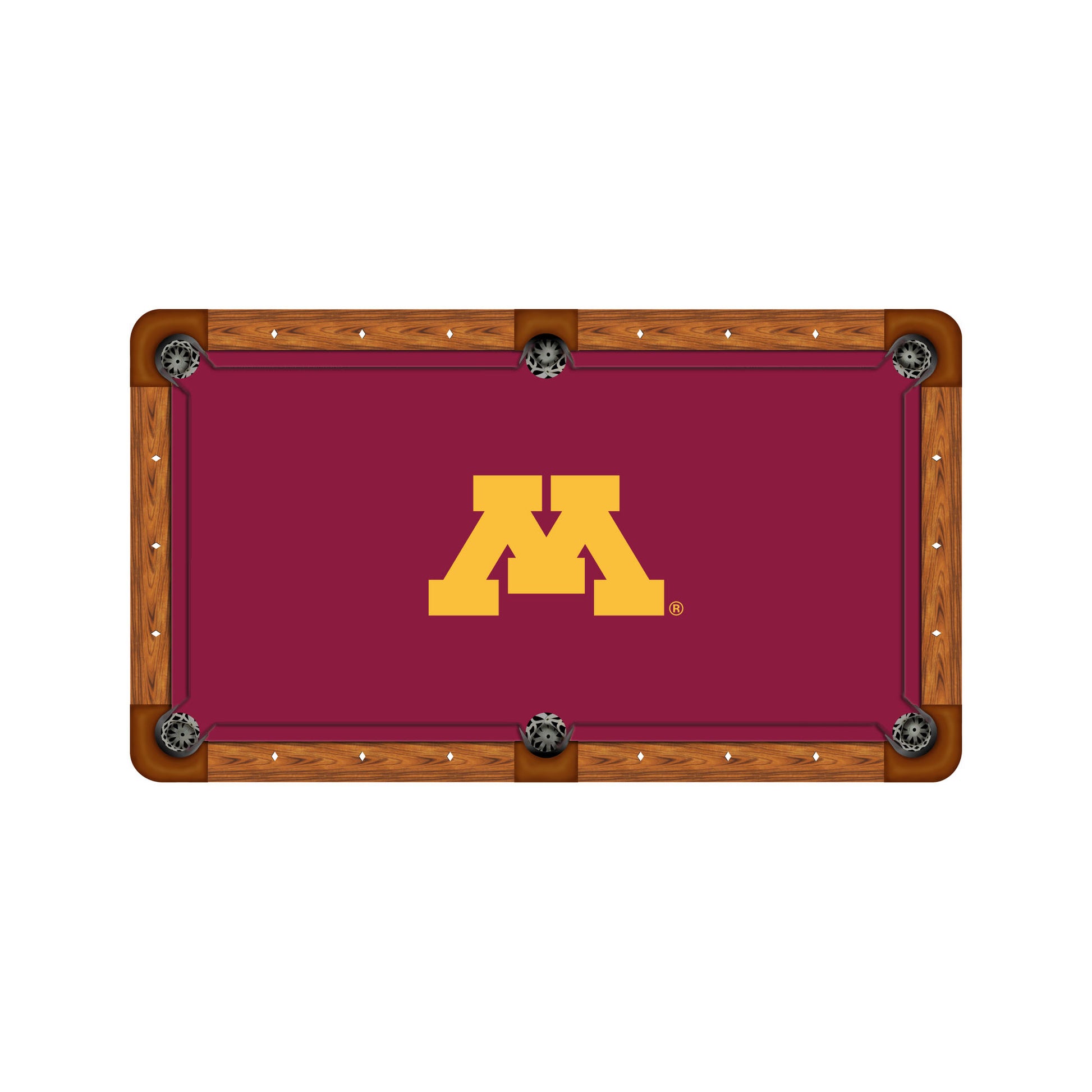 Minnesota Golden Gophers Custom Pool Table Replacement Felt