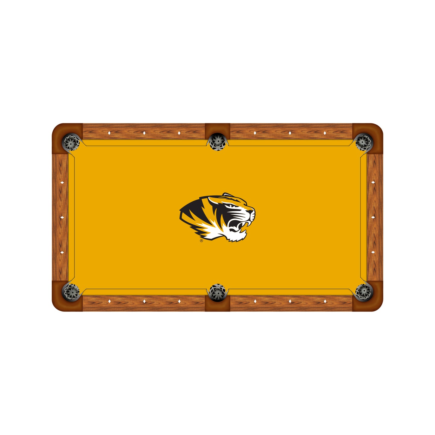 Missouri Tigers Custom Pool Table Replacement Felt