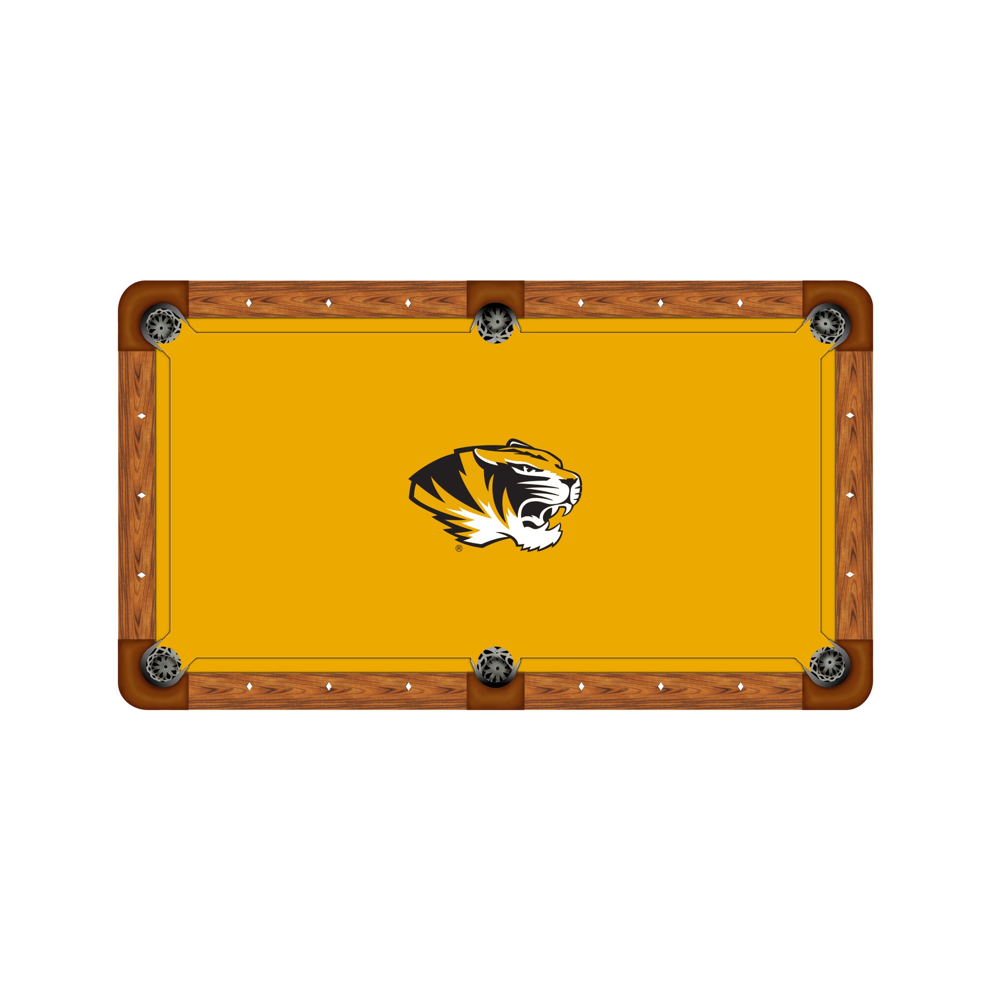 Missouri Tigers Custom Pool Table Replacement Felt